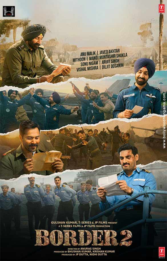 Border 2 movie poster - Bollywood war drama film