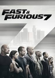 Fast and Furious 7 poster - Action racing film