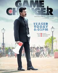 Game Changer movie poster - Telugu political action film